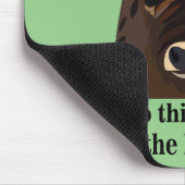 Een os die uit de doos denkt muismat (Hoek)