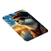Een otter in de Sterrennacht Magneet (Rechterzijde)