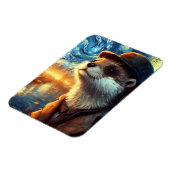 Een otter in de Sterrennacht Magneet (Linkerzijde)