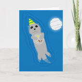 Een Otter-ly grote verjaardag Kaart (Voorkant)