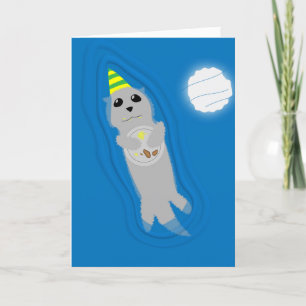 Een Otter-ly grote verjaardag Kaart