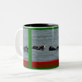 Een Otter Mok van het Zee van de Otter (Voorkant links)