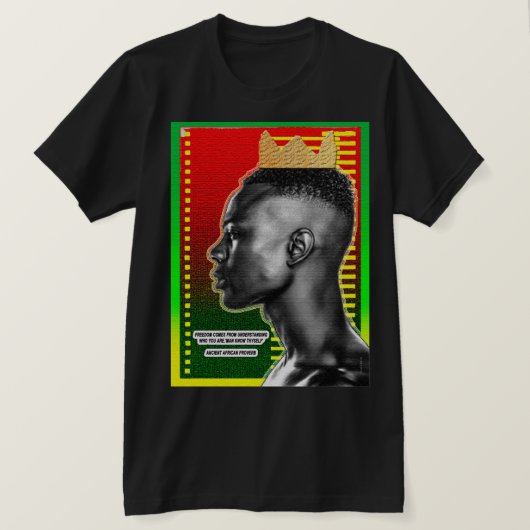 Een oud Afrikaans spreekwoord T-shirt (Design voorkant)
