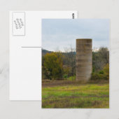 Een oud Boerderij Silo Briefkaart (Voorkant / Achterkant)
