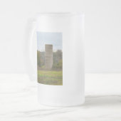 Een oud Boerderij Silo Matglas Bierpul (Voorkant links)