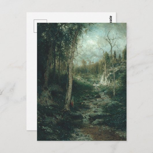 Een oud Briefkaart van de Clearing (1881) (Voorkant / Achterkant)