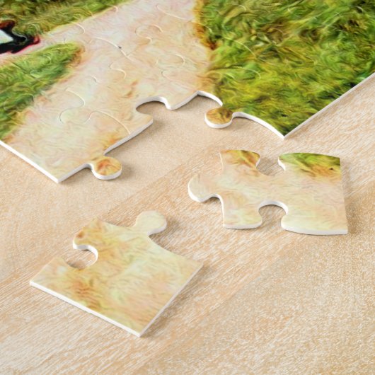 Een oud Buckinghamshire House van Helen Allingham Legpuzzel (Zijkant)