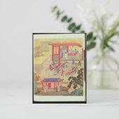 Een oud Chinees openbaar onderzoek Briefkaart (Staand voorkant)