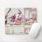 Een oud filosoof onderwijzen muismat (Met muis)