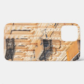Een oud geel huis met ijzerbalkons. f. Case-Mate iPhone case (Achterkant (horizontaal))