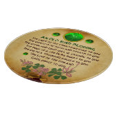 Een oud Iers kerstfeest, verbijsterd perkament Snijplank (Hoek)