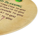 Een oud Iers kerstfeest, verbijsterd perkament Snijplank (Hoek)