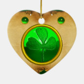 Een oud Iers kerstfeest zonder hartslag Keramisch Ornament (Achterkant)