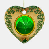 Een oud Iers zegenpark, Heart Keramisch Ornament (Achterkant)