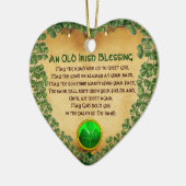 Een oud Iers zegenpark, Heart Keramisch Ornament (Links)