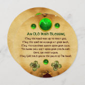 Een oud Iers Ziekenhuis Kaart (Voorkant / Achterkant)