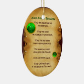 Een oud Iers Ziekenhuis Keramisch Ornament (Rechts)