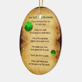 Een oud Iers Ziekenhuis Keramisch Ornament (Links)