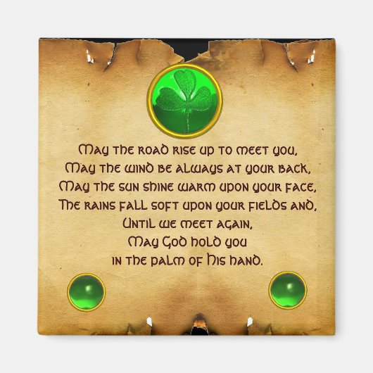 Een oud Iers Ziekenhuis Magneet (Voorkant)