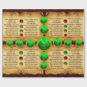 Een oud Iers Ziekenhuis met Shamrocks Cadeaupapier (Vlak)