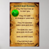 Een oud Iers Ziekenhuis Poster (Voorkant)