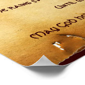 Een oud Iers Ziekenhuis, Square Poster (Hoek)