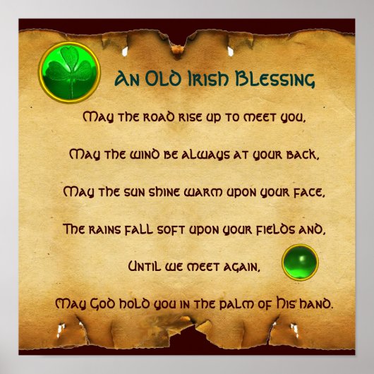 Een oud Iers Ziekenhuis, Square Poster (Voorkant)