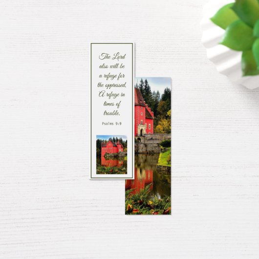 Een oud  kleurrijk elegant Bijbelvers Mini Visitekaartjes (Bureau)