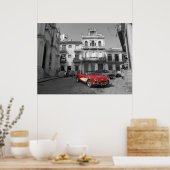 Een oud korvet in het oude Havana Poster (Keuken)