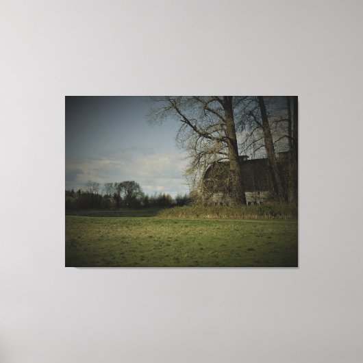 Een oud land canvas afdruk (Voorkant)