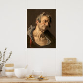 Een oud Man - Abraham Bloemaert Fine Art Poster (Keuken)