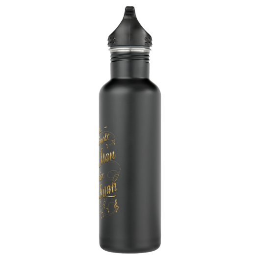 Een oud Man dat een Hallelujah kan opheffen Waterfles (Rechts)