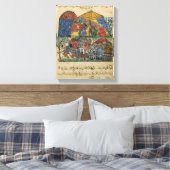 Een oud man en een jong man canvas afdruk (Insitu (Slaapkamer))