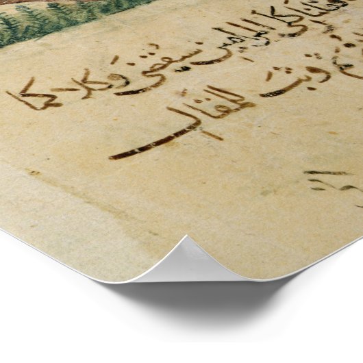 Een oud man en een jong man poster (Hoek)