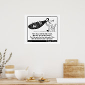 Een oud Man met een baard Poster (Keuken)