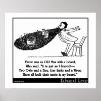 Een oud Man met een baard