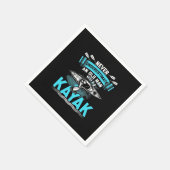 Een oud Man met een Kayak Servet (Hoek)