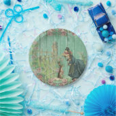 Een oud mooi afbeelding van het Bord van paaspapie (Feest)