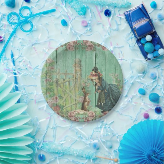 Een oud mooi afbeelding van het Bord van paaspapie (Feest)