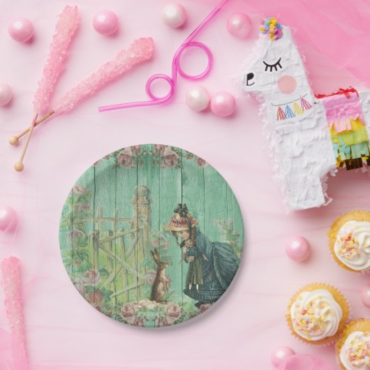 Een oud mooi afbeelding van het Bord van paaspapie (Feest)