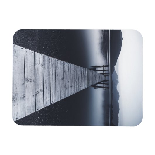 Een oud pier-portret magneet (Horizontaal)