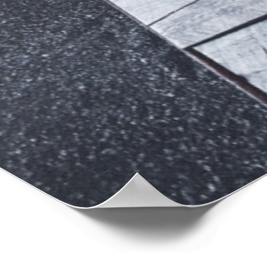 Een oud pier-portret poster (Hoek)