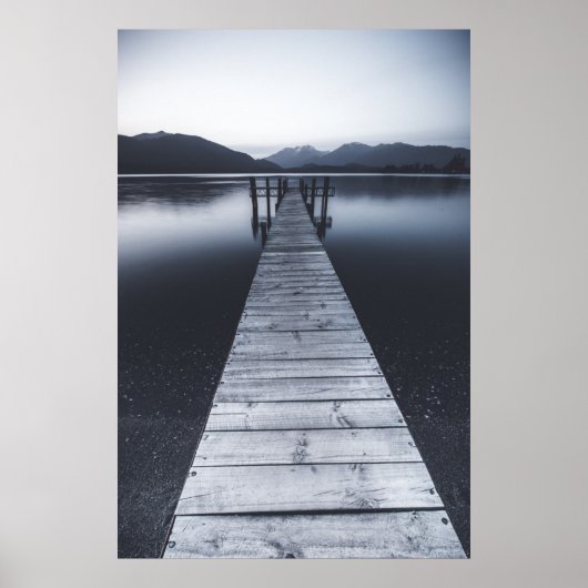 Een oud pier-portret poster (Voorkant)