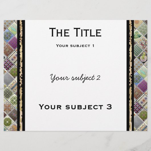 Een oud Poster Flyer (Voorkant)