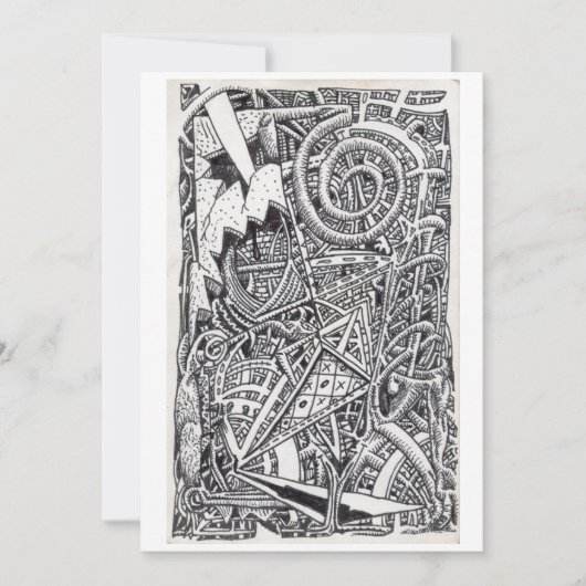 Een oud spel. Enkele kaart (Voorkant)