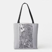 Een oud spel tote bag (Achterkant)