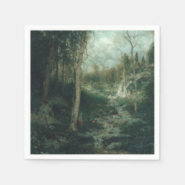 Een oud verfschilderij (1881) - luiers servet