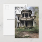Een oud verlaten landhuis briefkaart (Voorkant / Achterkant)