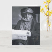 Een oud Zout Kaart (Gele Bloem)