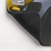 Een oud zwart-geel citroen 2CV 2 CV, Muismat (Hoek)